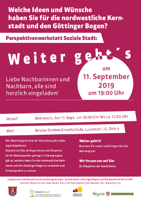 Einladung Perspektivenwerkstatt