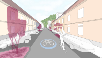 Fahrradstraße Laimburggasse