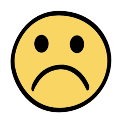 trauriger Smiley