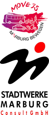 Logos Stadt Marburg und Stadtwerke Marburg